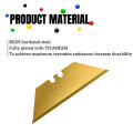 Utility Knife Blades Gold Titanium Coated